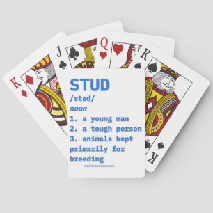 Baraja De Cartas Diccionario de animales de definición de stud de S