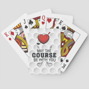 Baraja De Cartas Dicho Divertido de Golf AMOR para Golfista
