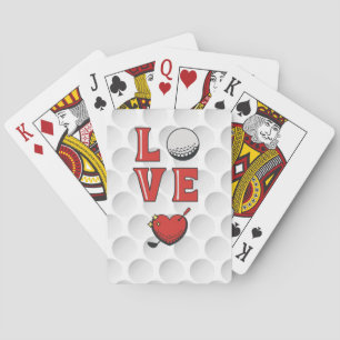 Baraja De Cartas Dicho Divertido de Golf AMOR para Golfista