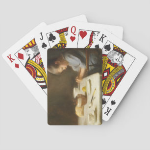 Baraja De Cartas Diciendo gracia (niño rezando en la mesa)