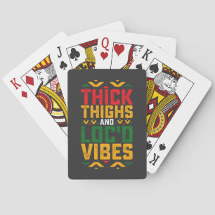Baraja De Cartas Diecinueve Thick Locd Vibes Afroamericano