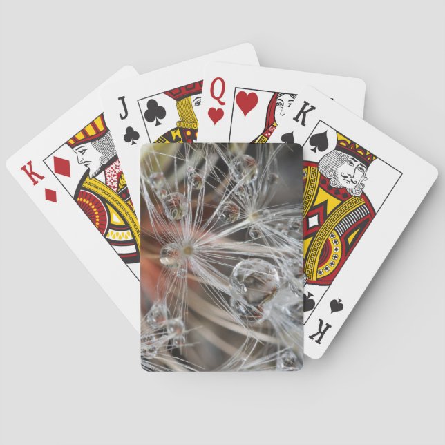 Baraja De Cartas Diente de León Abstracto (Reverso)