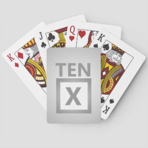 Baraja De Cartas Diez tarjetas de reproducción