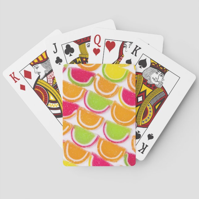 Baraja De Cartas Diferente y colorido Jelly Candy (Reverso)