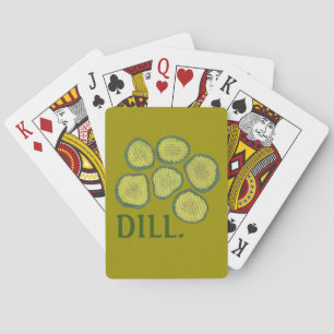Baraja De Cartas DILL (Deal) Pollitos de pollo Pollos verdes de Kos