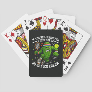 Baraja De Cartas Dill funny jugando pickleball