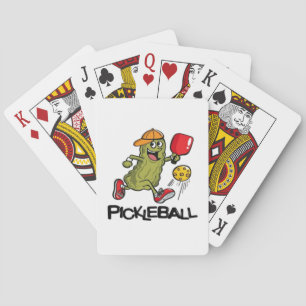 Baraja De Cartas Dill funny jugando pickleball