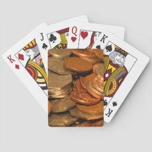 Baraja De Cartas Dinero monetario británico