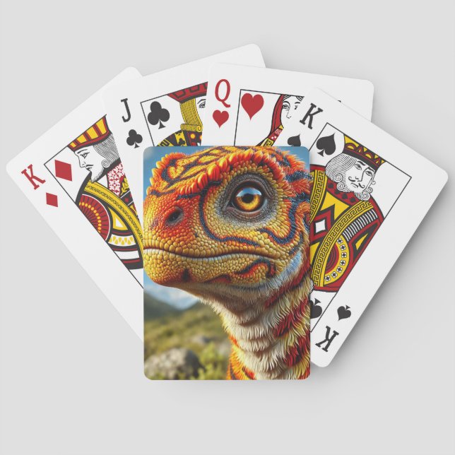Baraja De Cartas Dinosaurio (Reverso)