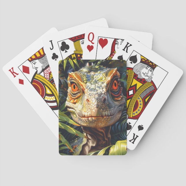 Baraja De Cartas Dinosaurio (Reverso)