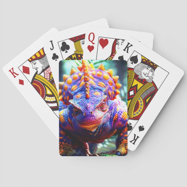 Baraja De Cartas Dinosaurio (Reverso)