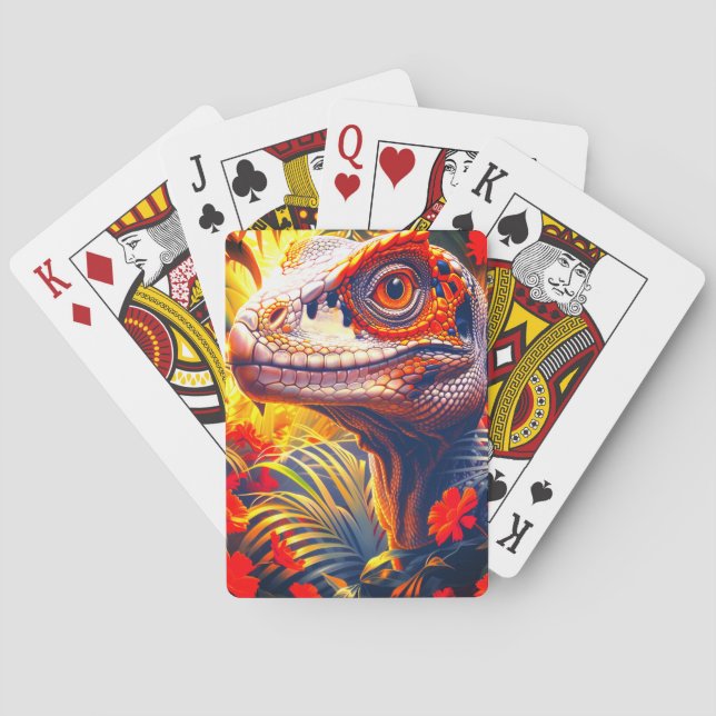 Baraja De Cartas Dinosaurio (Reverso)