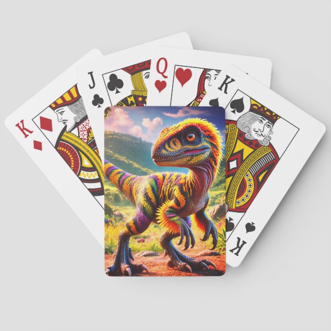 Baraja De Cartas Dinosaurio (Reverso)