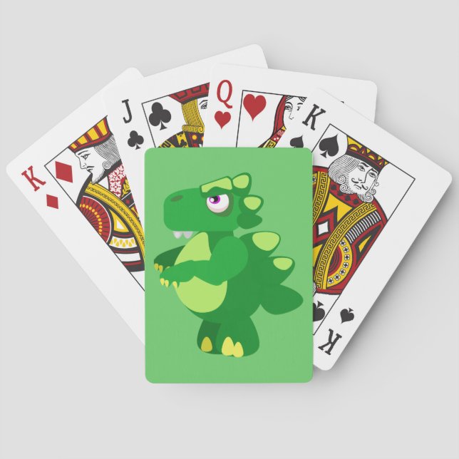 Baraja De Cartas Dinosaurio (Reverso)