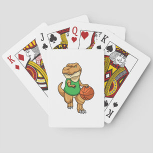 Baraja De Cartas Dinosaurio en Deportes con Baloncesto