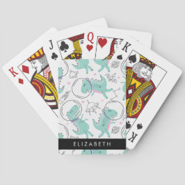 Baraja De Cartas Dinosaurios Espaciales, Dinosaurios Cutos, Estrell