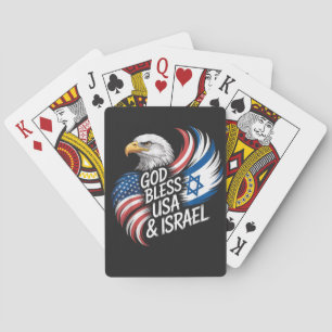 Baraja De Cartas Dios bendiga Israel EE. UU.
