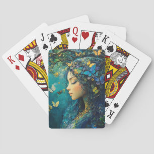 Baraja De Cartas Diosa del Bosque Encantado con Mariposas (1)