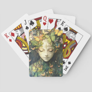 Baraja De Cartas Diosa del Bosque Encantado con Mariposas (2)