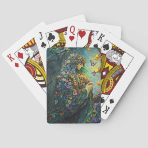 Baraja De Cartas Diosa del Bosque Encantado con Mariposas (3)