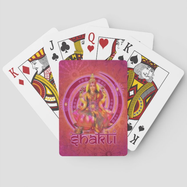 Baraja De Cartas Diosa SHAKTI / LAKSHMI (Reverso)