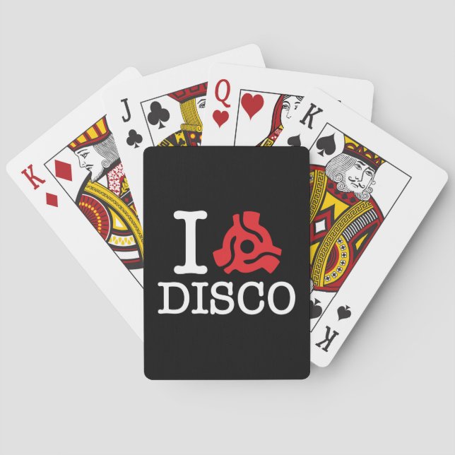 Baraja De Cartas Disco adaptador I 45 (Reverso)
