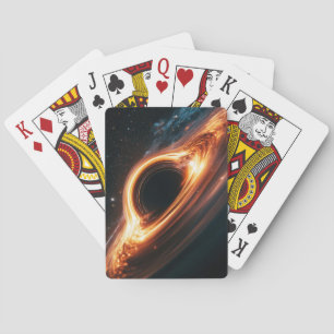 Baraja De Cartas Disco de Acreción de Agujero Negro Supermasivo Art