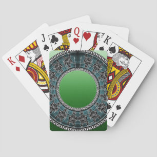 Baraja De Cartas Disco griego retro