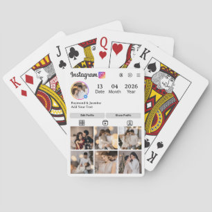 Baraja De Cartas Diseña tu propio collage de 7 fotos