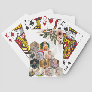 Baraja De Cartas Diseñar su propio Collage de fotos Floral 12