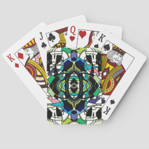 Baraja De Cartas Diseño a cuadros