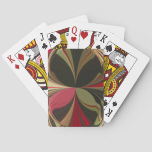 Baraja De Cartas Diseño abstracto con líneas flotantes Imprimir art