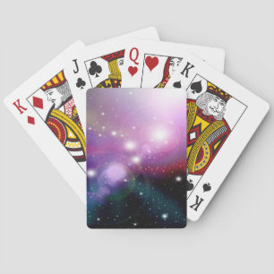Baraja De Cartas Diseño abstracto de arte de luz de galaxia