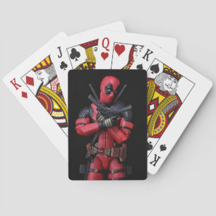 Baraja De Cartas Diseño anti héroe de fotografía de juguete