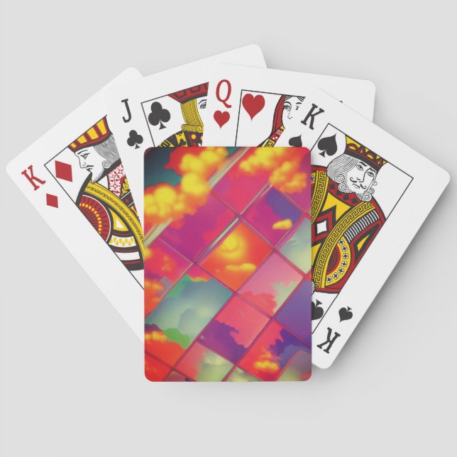 Baraja De Cartas Diseño artístico (Reverso)