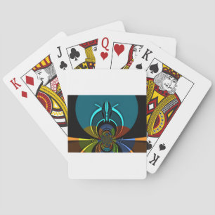 Baraja De Cartas Diseño Colorido de Escudo Maasai