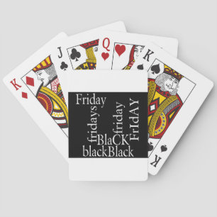 Baraja De Cartas Diseño de Black Friday