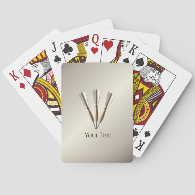 Baraja De Cartas Diseño de Dart agrupado (Reverso)