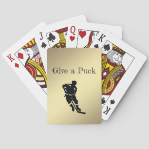 Baraja De Cartas Diseño de deporte de jugador de hockey