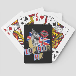 Baraja De Cartas Diseño de estilo retro de Londres