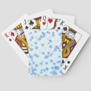 Baraja De Cartas Diseño de Estrellas Azules