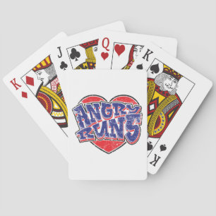 Baraja De Cartas Diseño de fans de Angry Runs v2