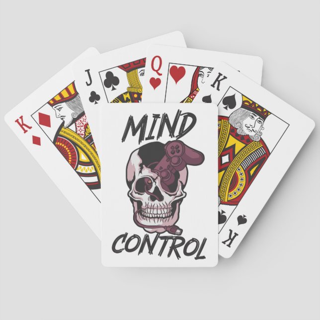 Baraja De Cartas Diseño de juegos de control mental (Reverso)