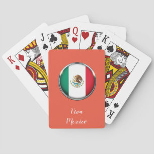 Baraja De Cartas Diseño de la bandera de México de Guay