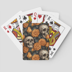 Baraja De Cartas Diseño de la serie Skull and Rosas 11