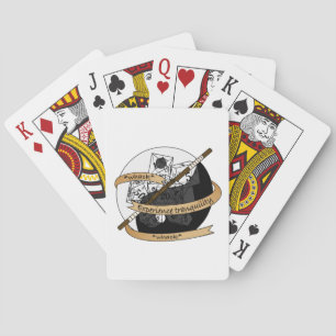 Baraja De Cartas Diseño de los dados de los monjes