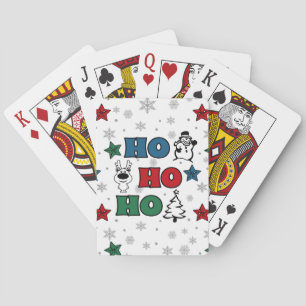 Baraja De Cartas Diseño de Navidades Ho-Ho-Ho
