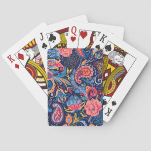 Baraja De Cartas Diseño de patrón incomparable de Paisley Vintage