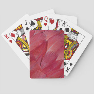 Baraja De Cartas Diseño de pluma de loro gris africano