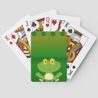 Baraja De Cartas Diseño de rana cuta